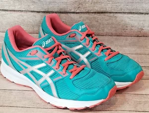 Zapatos para correr Asics Jolt verde azulado rosa T7K8N para mujer talla 9 - Imagen 1 de 9