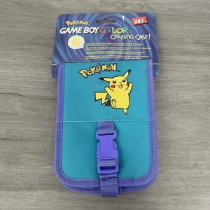 NEW Vintage Nintendo Pokémon Gameboy Color GB2 Blue Carrying Case NOS - Picture 1 of 2