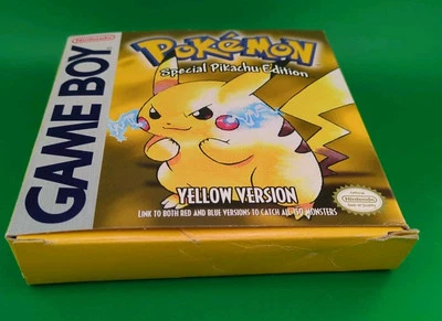 Pokémon Versión Amarilla Edición Especial Pikachu Nintendo Game Boy 1999 *SOLO EN CAJA* Foto 1 de 4