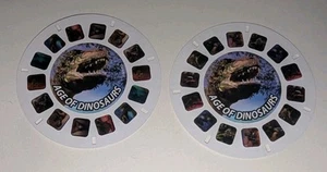AGE OF DINOSAURS VIEW-MASTER SET LOT OF 2 REELS DISCOVERY KIDS REEL A & B EUC - Picture 1 of 2