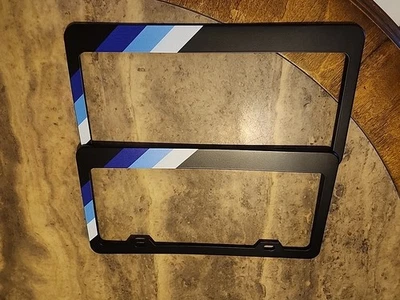 bmw license plate frame black - Image 1 of 4