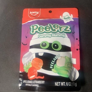 Peelerz Gummy Mummy – 6 oz – Fruity Peelable Gummy Candy – Fun Novelty Treat - Picture 1 of 2