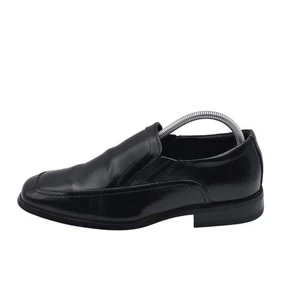 Stacy Adams Zapatos Para Hombre Talla 8.5W Negro Sin Cordones Mocasín Vestido Puntera Cuadrada 20113-001 - Imagen 1 de 12