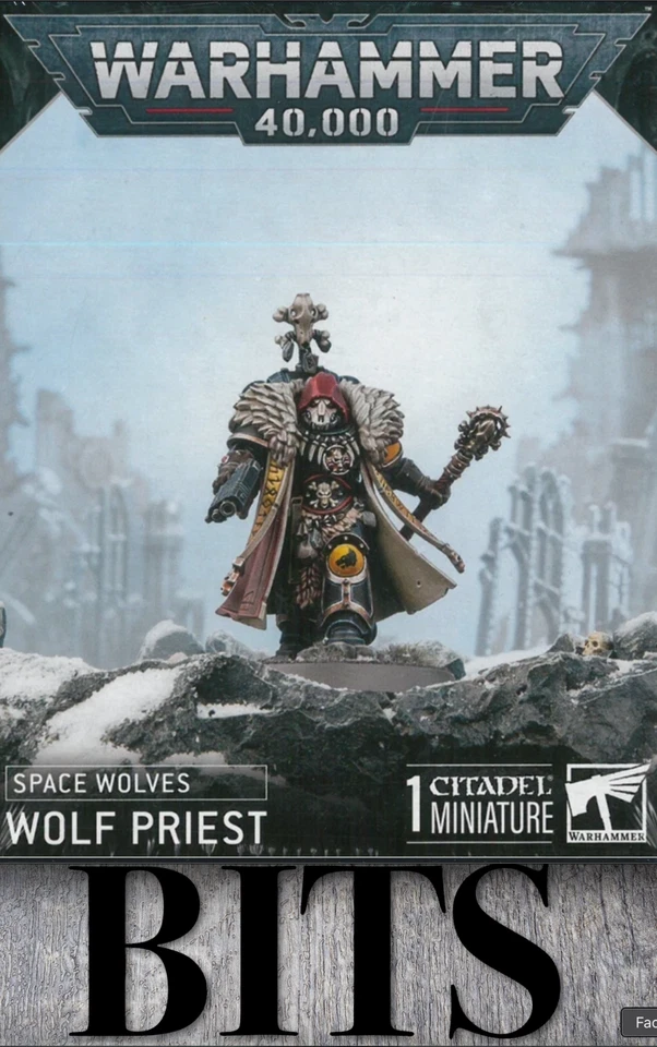 Warhammer 40K Heresy Space Marine Space Wolves WOLF PRIEST Chaplain Bit Bits - Image 1 of 1