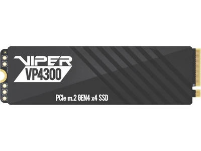 Patriot Viper VP4300 2TB M.2 Gen4 NVMe SSD – DRAM Cache, Heatsink, 7400MB/s, - Image 1 of 4