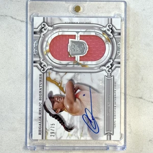 2024 Topps Royalty Tennis Regalia Relic Signatures Claire Liu JERSEY AUTO /75 - Picture 1 of 2
