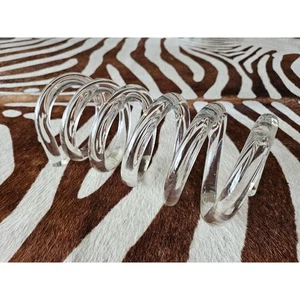 Mid Century Modern Dorothy Thorpe Lucite Spiral Letter Holder Hollywood Regency - Picture 1 of 9
