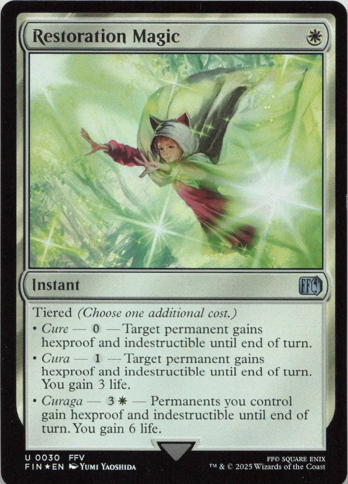 Restoration Magic - FOIL - U FINAL FANTASY 30 - MTG - Image 1 of 1