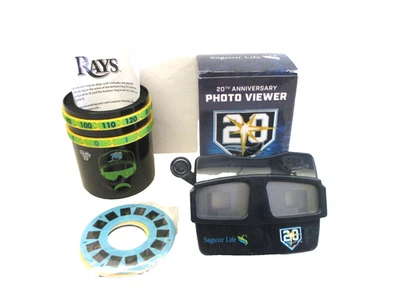 Tampa Bay Rays Photo Viewer W/Reels & Wade Boggs HOF Scorzie Cooler SGA NEW - Image 1 of 4