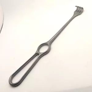 Retractor de mano afilado Aesculap BT244R Volkmann 4 clavijas 8-3/4" de largo - Imagen 1 de 1