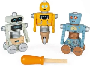 Janod Brico'Kids Robot in legno giocattolo da costruzione età 3 e superiori, J06473 - Foto 1 di 14