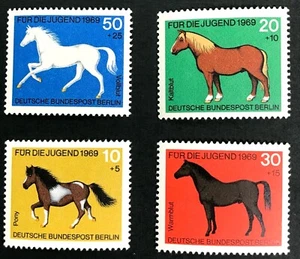 Berlin #9NB61-4 Horses - MNH - Picture 1 of 1