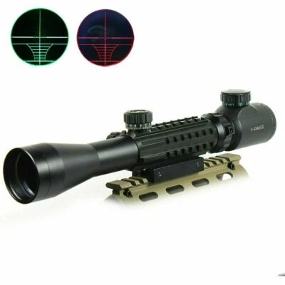 Mira para rifle iluminada Tri-Rail 3-9x40 Ranger Finder Picatinny Rail Foto 1 de 4