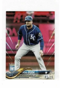 2018 TOPPS MINI ON DEMAND PINK 446 LUCAS DUDA #d 01/25 - Picture 1 of 1