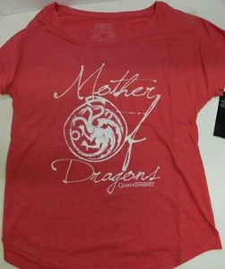 HBO GAME OF THRONES MOTHER OF DRAGONS LADIES T SHIRT-SMALL - Bild 1 von 7