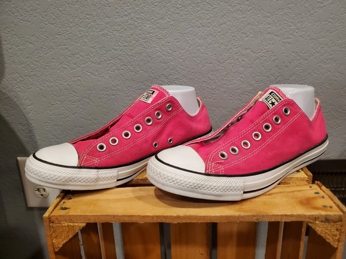 Converse basse rosa fluo uomo 9 donna 11