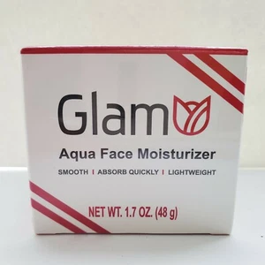 GlamU Superior Quality Face Transforming Moisturizer Cream Anti-Aging Aqua 1.7oz - Picture 1 of 4