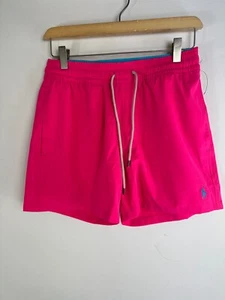 Ralph Lauren Polo Swim Short Bright Pink Traveller Size XS RRP £89 - Picture 1 of 5