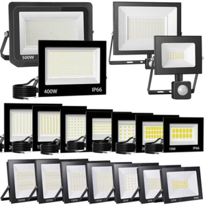 10-500W LED Floodlight Spot Security Flood Lights Light Outdoor Garden Lamp IP65 - Picture 1 of 47