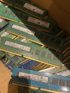 Job Lot 100 X 4GB ECC UDIMM Rams Mixed Speeds Tested Micro Server Memory - Picture 1 of 3