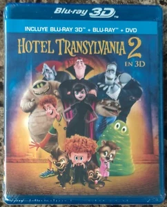 NEW Hotel Transylvania 2 (Blu-ray + 3D + DVD, 2015, 3-Disc Set) Mexico Import - Picture 1 of 2