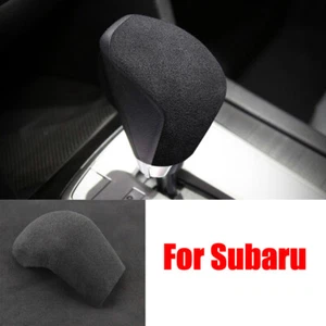 Suede Leather Car Gear Shift Knob Trim Cover For Subaru Legacy Outback 2010-2014 - Picture 1 of 6