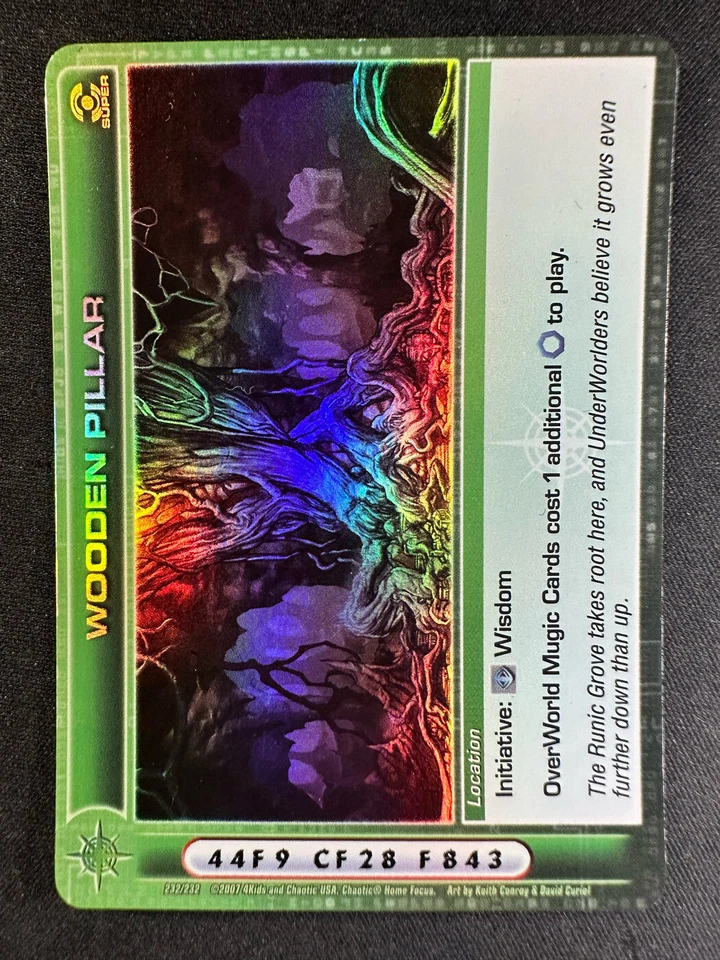 Chaotic Wooden Pillar 232/232 DOP Unlimited Super Rare Location NM/LP - Image 1 of 2