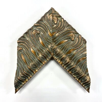 4 1/4" Readymade Wood Picture Frame (Patina Waves) - Image 1 of 4