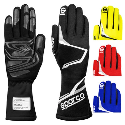 001367 Sparco LAND+ PLUS Racing Driver Gloves Updated Design FIA Approved Race - Image 1 of 4