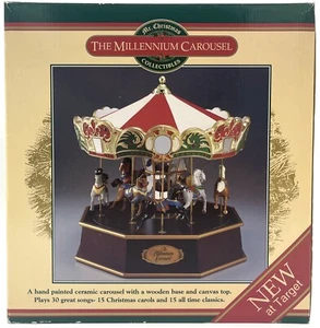 Mr Christmas Carousel Sound Lights Movement Millennium Edition 30 Carols (VIDEO) - Picture 1 of 7