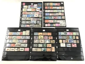 Lot of 143 Used European Stamps 1940s To 1990s Belgium Greece France - Picture 1 of 5