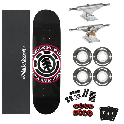 Element Skateboard Seal 8.0" Independent Trucks, Soft Wheels