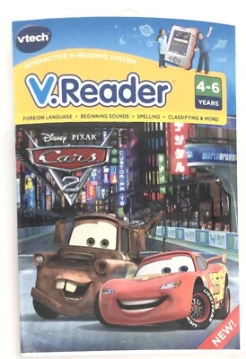 Vtech V Reader Disney Pixar Cars Game Cartridge  Ages 4  6 years old  New Sealed - Image 1 of 2