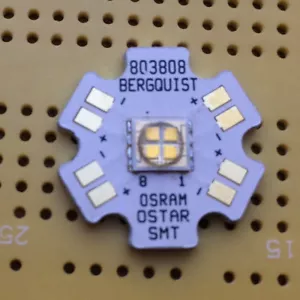 Osram OSTAR Lighting Plus 2700K 8W LED Emitter & Star Mounted 80CRI - Picture 1 of 3