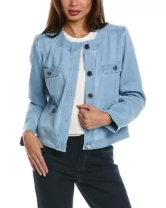 Anne Klein Damen Jacke mit Knopfleiste und Schmuckausschnitt, Casino WASH Größe XL - Bild 1 von 2