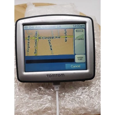 Tomtom One 3.5" GPS Unit Portable Car Navigator N14644 Working Unit Only Silver - Image 1 of 4
