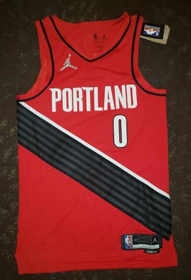 Damian Lillard Trail Blazers Nike Jump Man Statement Edition Authentic Jersey 40 - Image 1 of 4