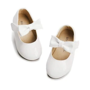 Girls Dress Shoes - Mary Jane Ballet Flats Party Wedding School Size 4.5 Toddler - Picture 1 of 7