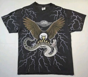 Camiseta De Colección Easyriders Eagle Rattlesnake Lightning AOP/Breakthrough, Talla L (21x29 - Imagen 1 de 22