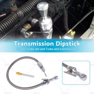 Flexible Stainless Transmission Dipstick For GM Chevy TH400 Turbo SBC BBC 400 - Picture 1 of 7