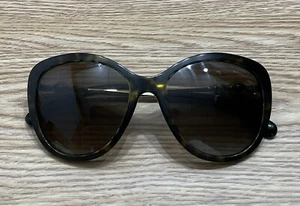 Vintage CHANEL Sunglasses Tortoise Pearl Gold Tone Logo Polarized - Picture 1 of 11