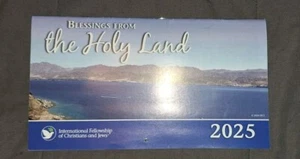 Calendario de pared de bendiciones de Tierra Santa 2025 10 x 5" FIPJ - CALENDARIO Israel - Imagen 1 de 16