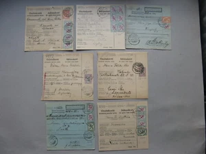 FINNLAND, Lot 7x Paketpostkarte 1922-27, schöne Frankatur - Bild 1 von 1