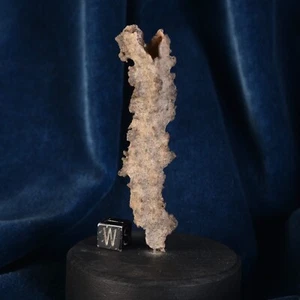 Fulgurit 8,6 cm Lechateliérite 5,35 g Blitzschlag Einschlag Blitzstein - Picture 1 of 6