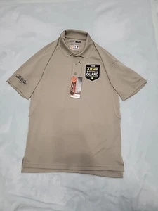 511 Tactical Army National Guard Polo Shirt Mens Small Beige Short Sleeve - Picture 1 of 11