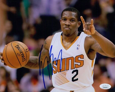 Foto mate firmada por Eric Bledsoe Phoenix Suns 8x10 autenticada por JSA Foto 1 de 2