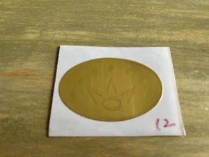 NEW SCOTTY CAMERON PUTTERS 7 POINT CROWN GOLD SHAFT BAND STICKER LARGE - Picture 1 of 3