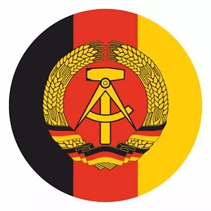 Aufkleber Wetterfest DDR Wappen Ostdeutschland hammer sichel ossi osten fdj NVA - Bild 1 von 1