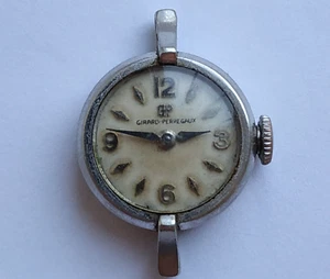 Vintage Swiss Woman micro Watch Girard Perregaux 10k Gold field Running great - Picture 1 of 11