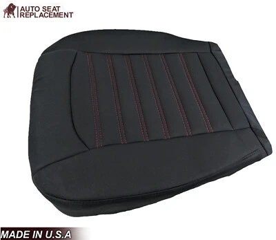 Capa de assento de substituição inferior Ford Fusion PASSENGER 2013 2014 2015 tecido preto - Imagem 1 de 4